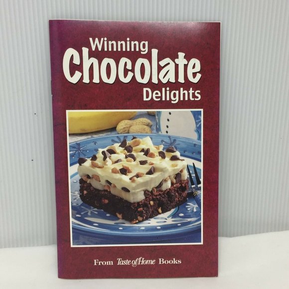 Winning Chocolate Delights Recipe Cookbook Baking Recipes Dessert Cake Pie - Picture 1 of 9